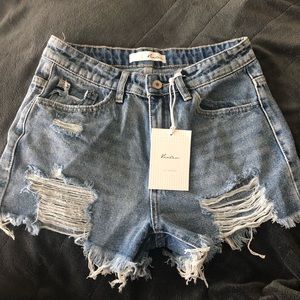 KanCan Los Angeles jean shorts.